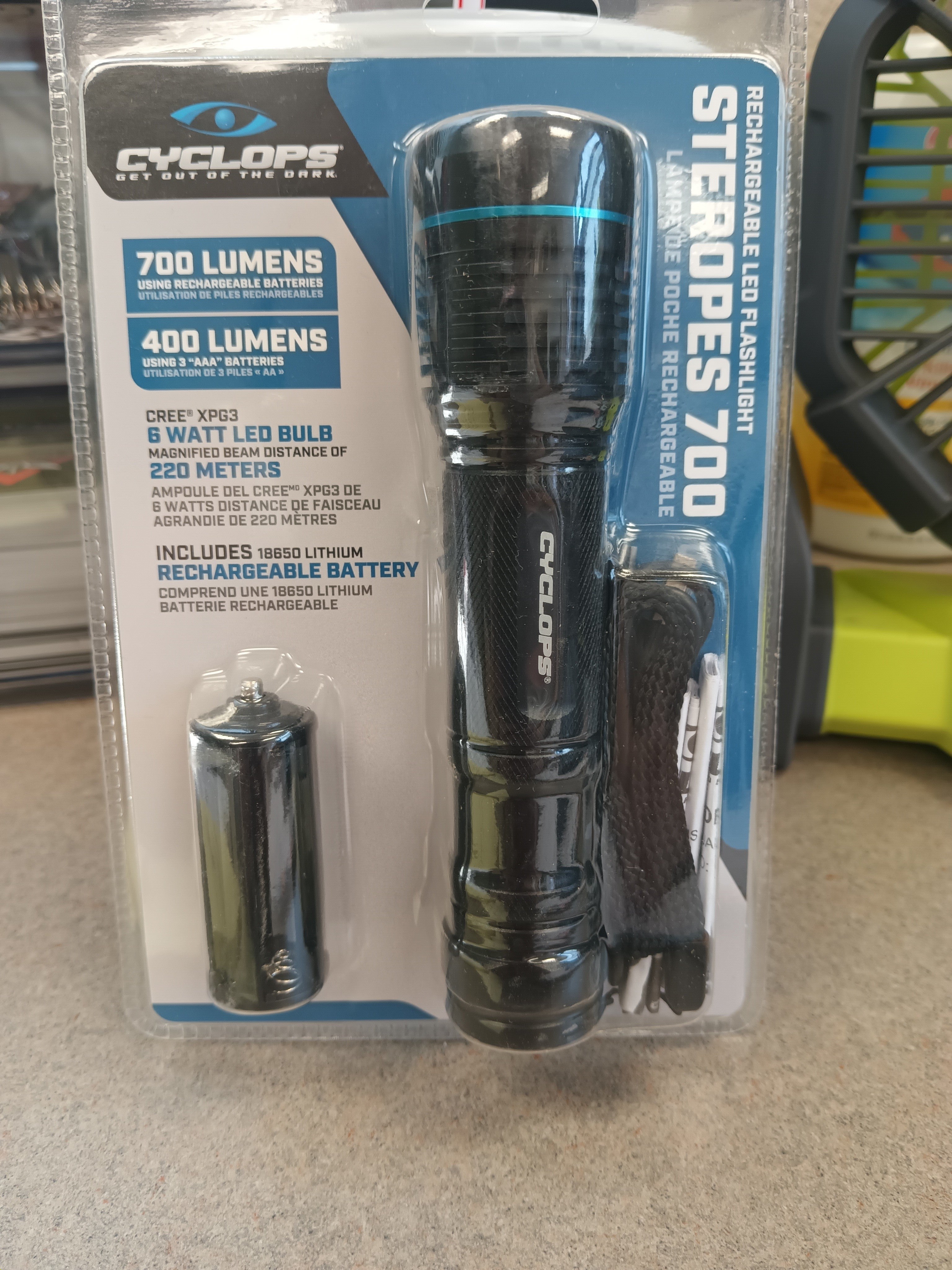 Cyclops flashlight 700 Lumens Cyclops flashlight 700 Lumens