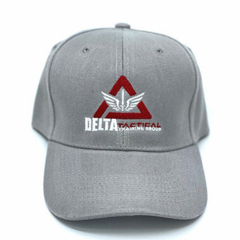 Delta Tactical Lt. Gray Ballcap with Logo - NEW